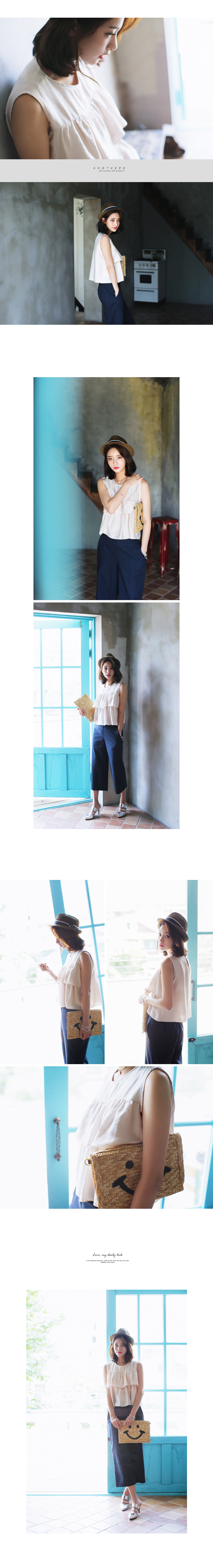 デニムストラップストローハット・全3色 | DHOLIC | 詳細画像5