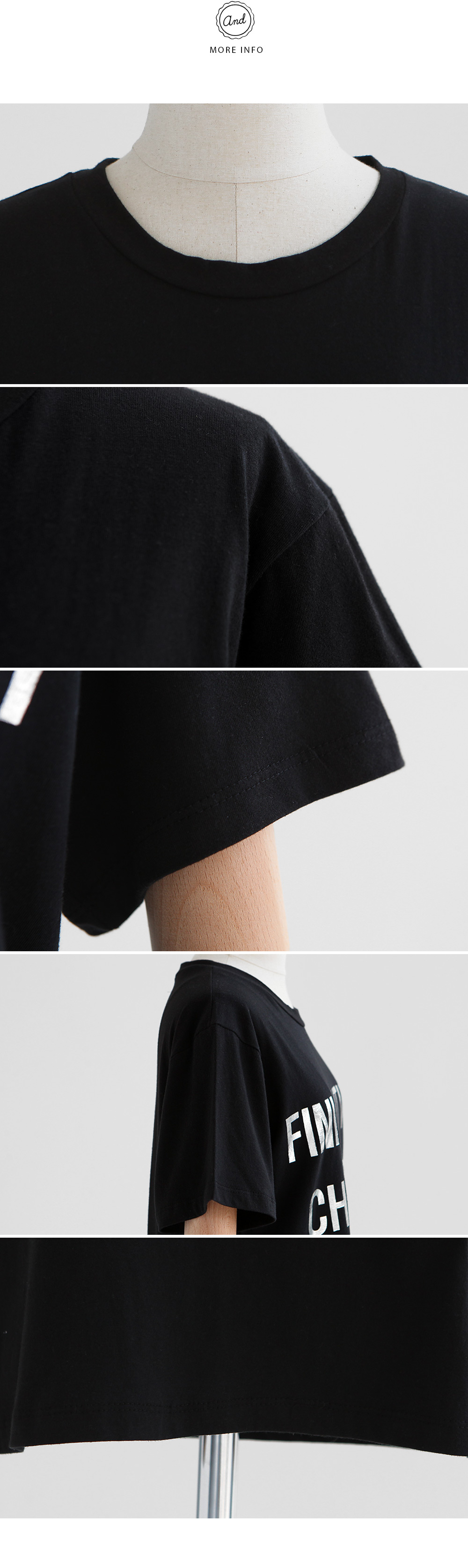 FINISH IT WITH CHAMPAGNEメタリックロゴTシャツ・全3色 | DHOLIC | 詳細画像8