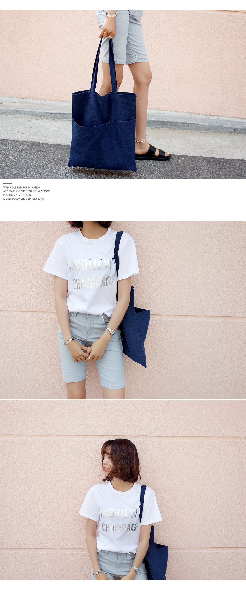 FINISH IT WITH CHAMPAGNEメタリックロゴTシャツ・全3色 | DHOLIC | 詳細画像6