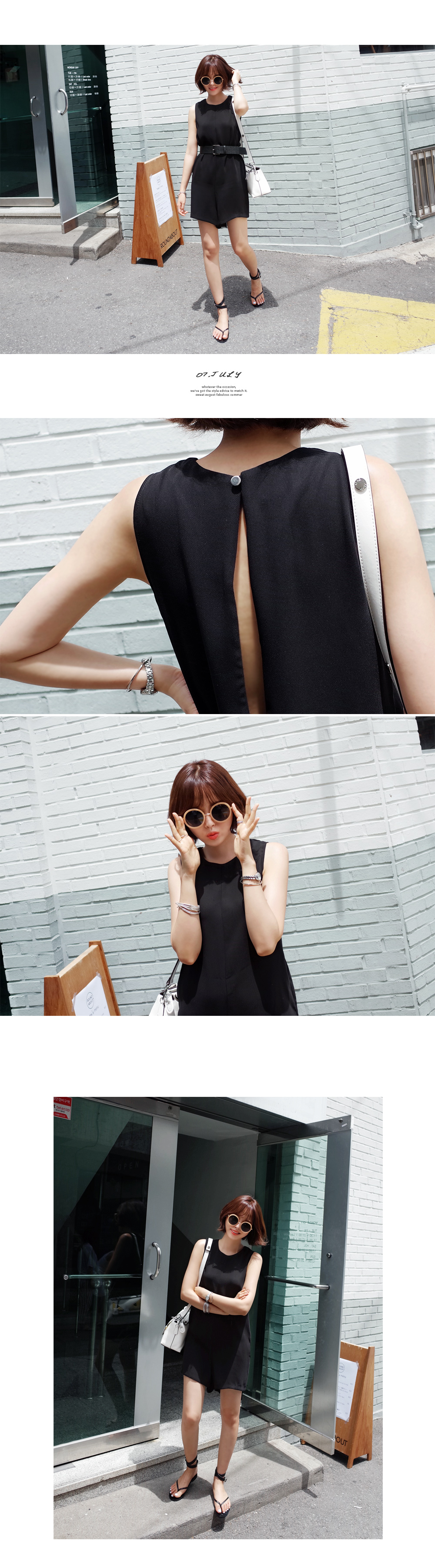 ベルトsetバックスリットオールインワン・全1色 | DHOLIC | 詳細画像2