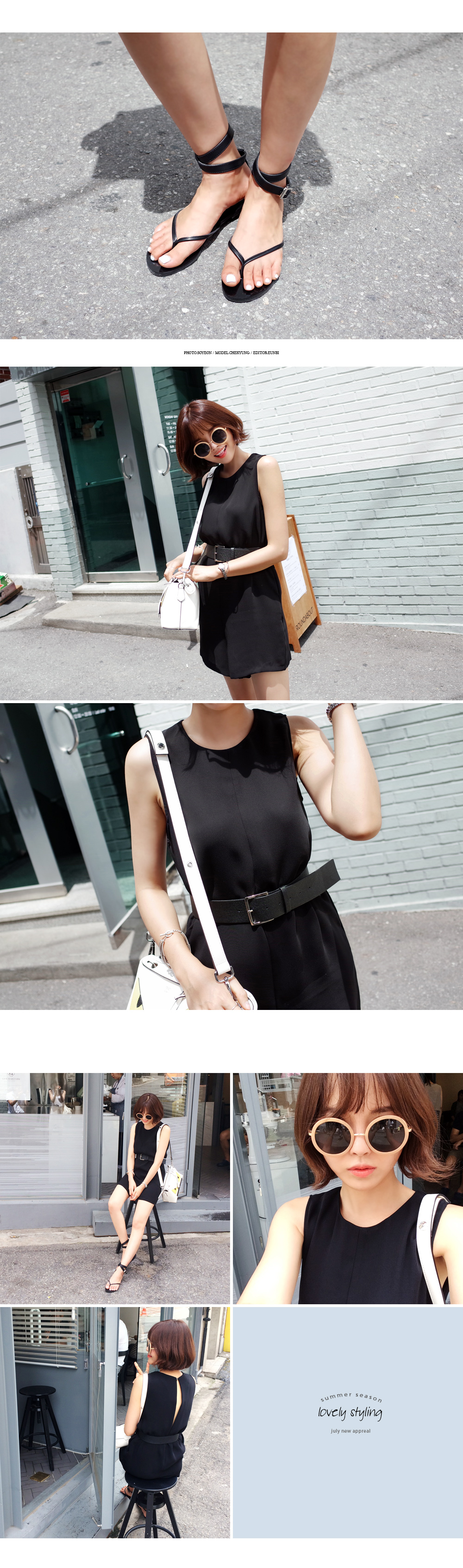 ベルトsetバックスリットオールインワン・全1色 | DHOLIC | 詳細画像3