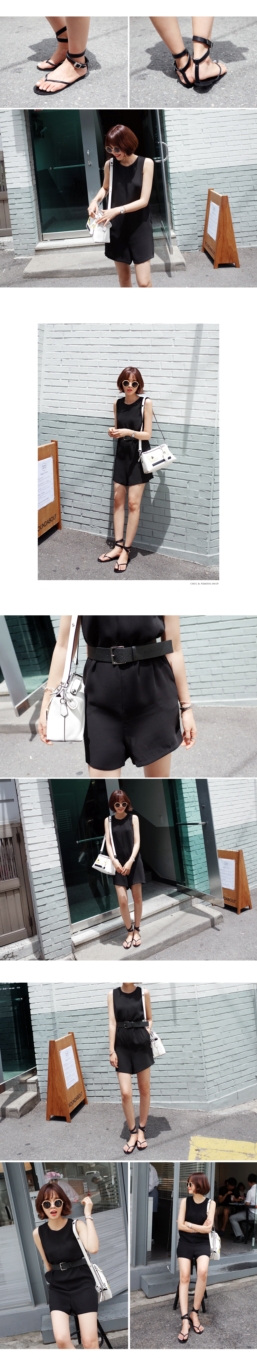 ベルトsetバックスリットオールインワン・全1色 | DHOLIC | 詳細画像7