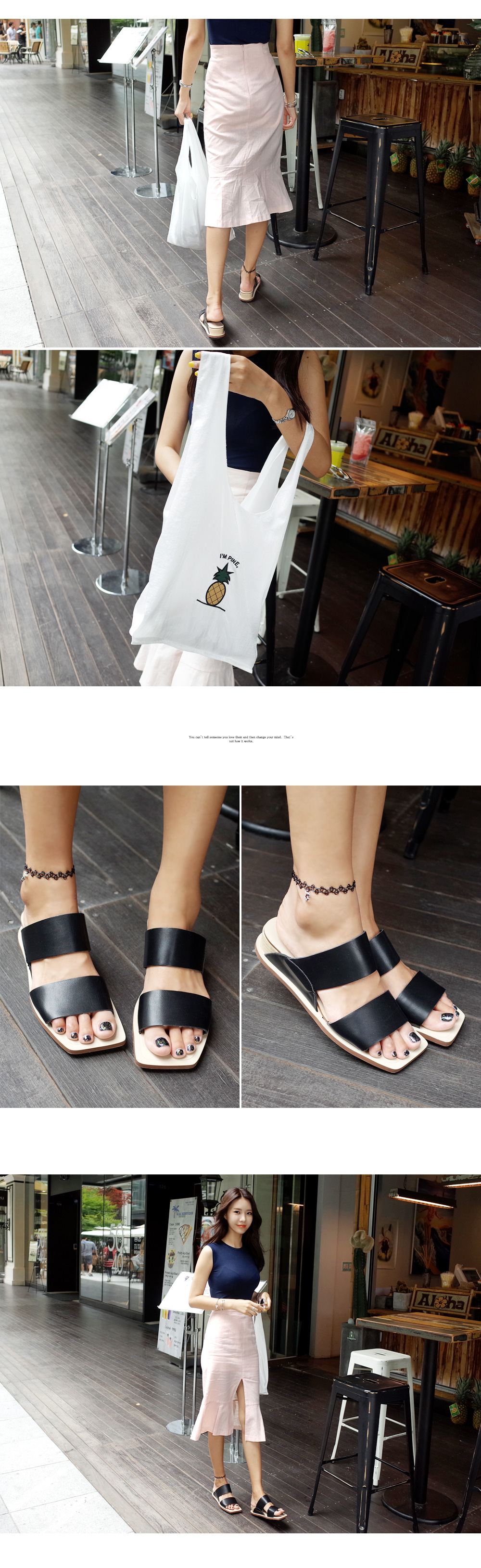 フロントスリットマーメイドスカート・全3色 | DHOLIC | 詳細画像5