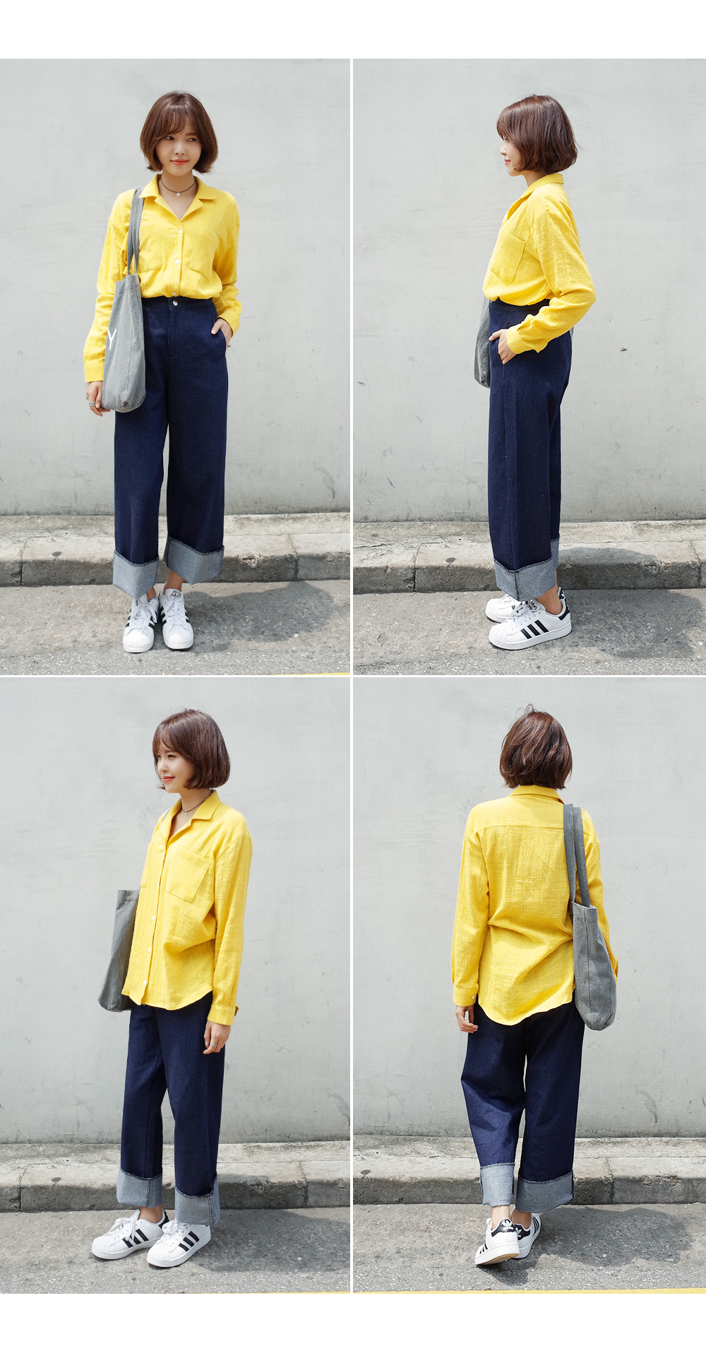 <font color=red><b>●●雑誌GISELe12月号/JJ10月号掲載●●</b></font>リジッドバギージーンズ・全2色 | DHOLIC | 詳細画像9