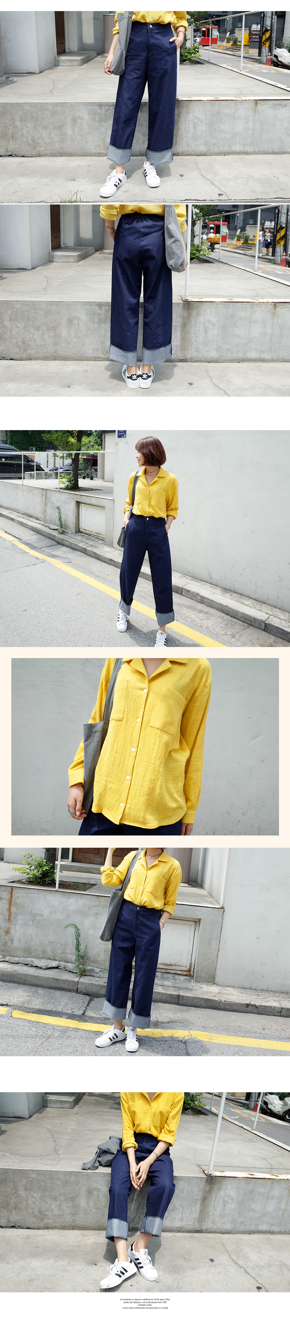 ディープカラーバストポケットルーズフィットTシャツ・全3色 | DHOLIC | 詳細画像4