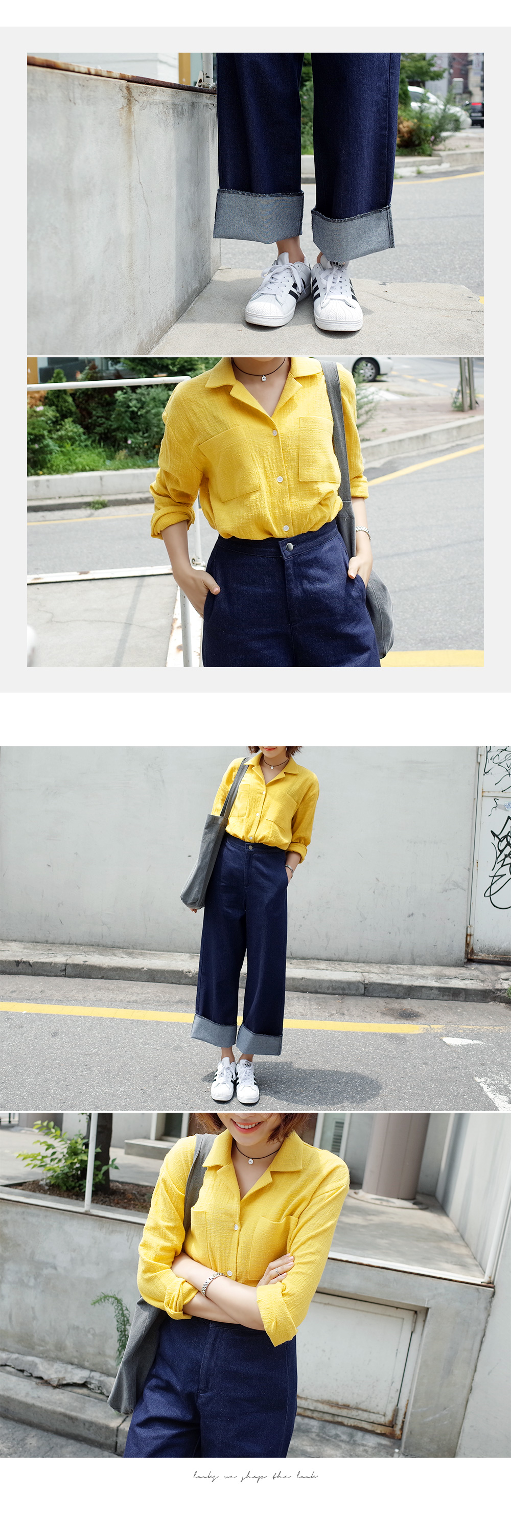 ディープカラーバストポケットルーズフィットTシャツ・全3色 | DHOLIC | 詳細画像5