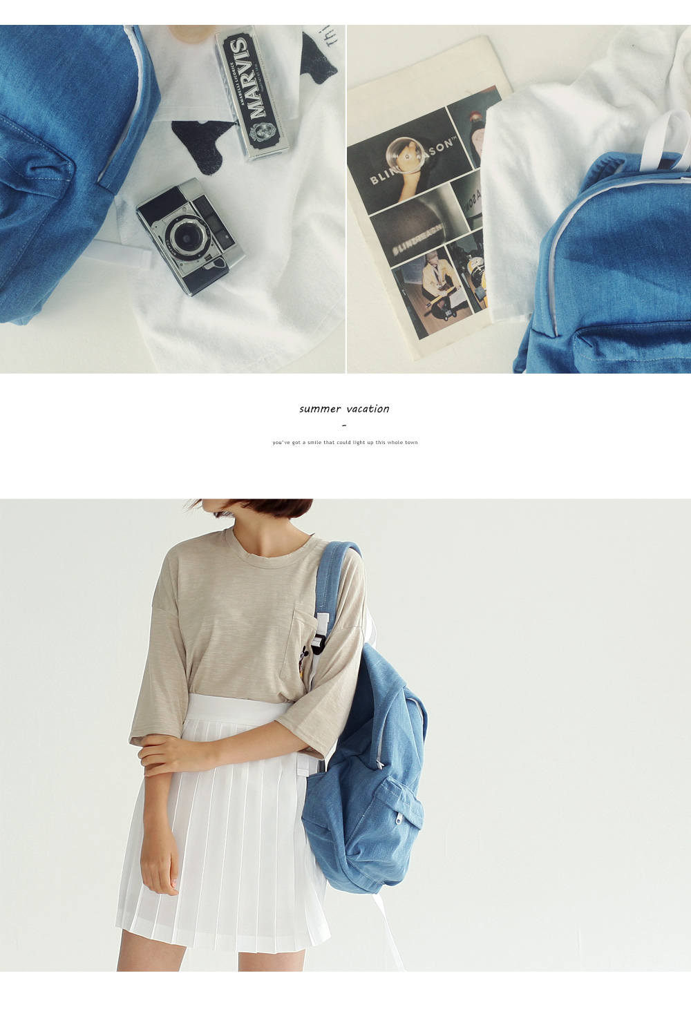 2colorsコットンバックパック・全2色 | DHOLIC | 詳細画像4