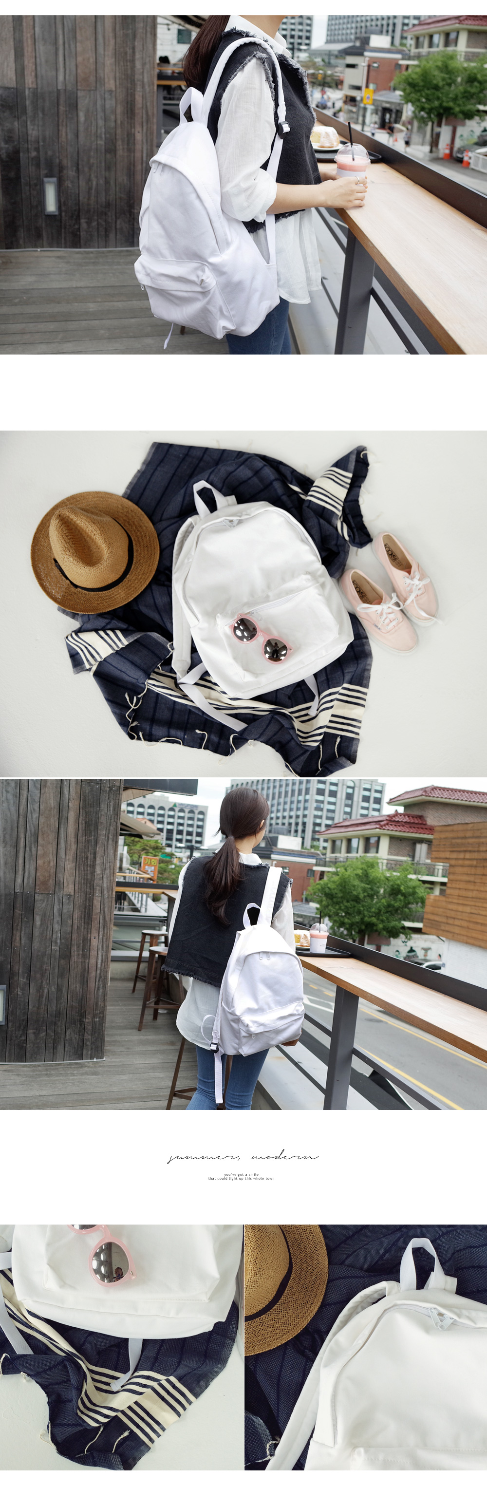 2colorsコットンバックパック・全2色 | DHOLIC | 詳細画像5