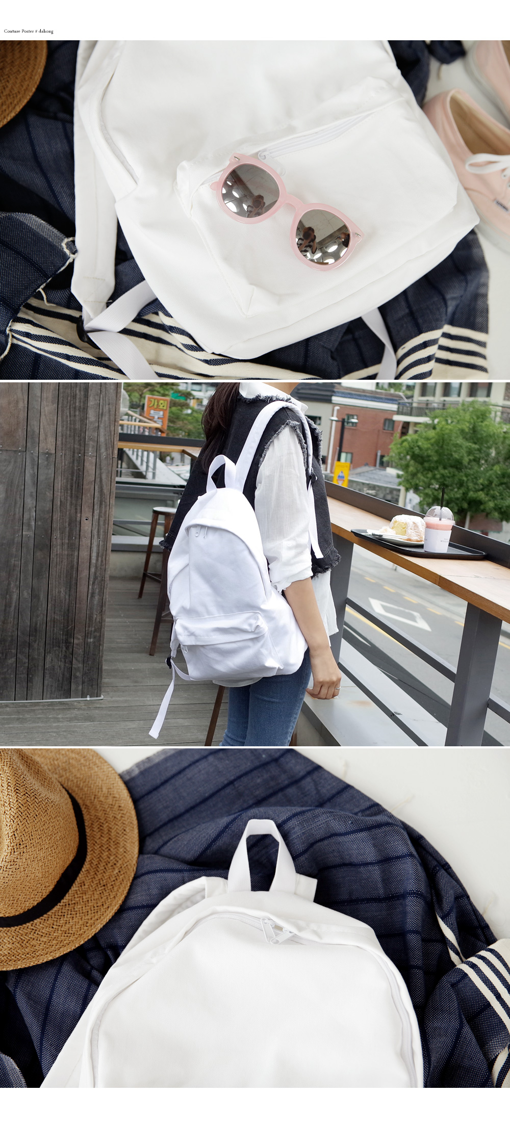 2colorsコットンバックパック・全2色 | DHOLIC | 詳細画像6