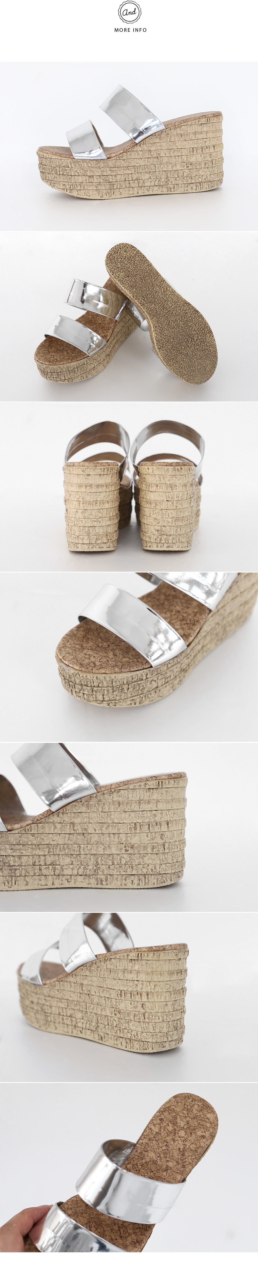 2ストラップウェッジヒールサンダル・全3色 | DHOLIC | 詳細画像11