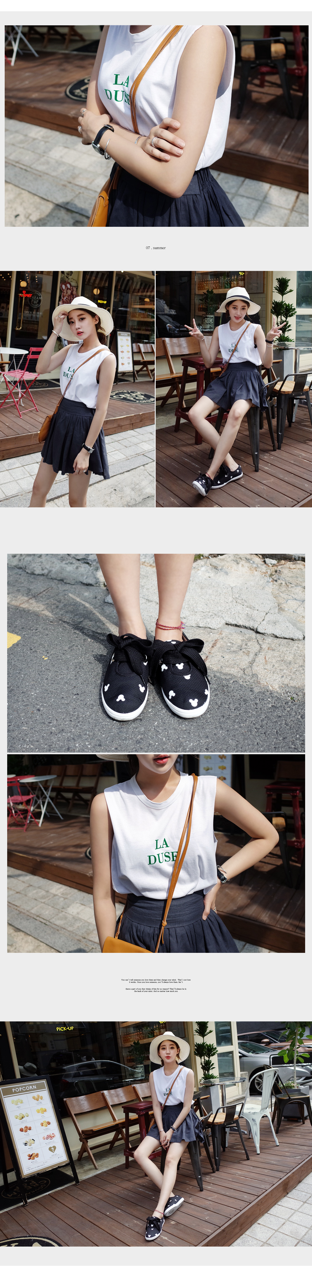 リネンハイウエストキュロットスカート・全2色 | DHOLIC | 詳細画像8