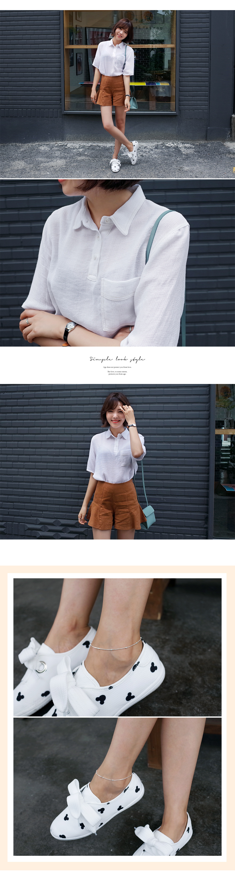 4colorsフレアショートパンツ・全4色 | DHOLIC | 詳細画像2