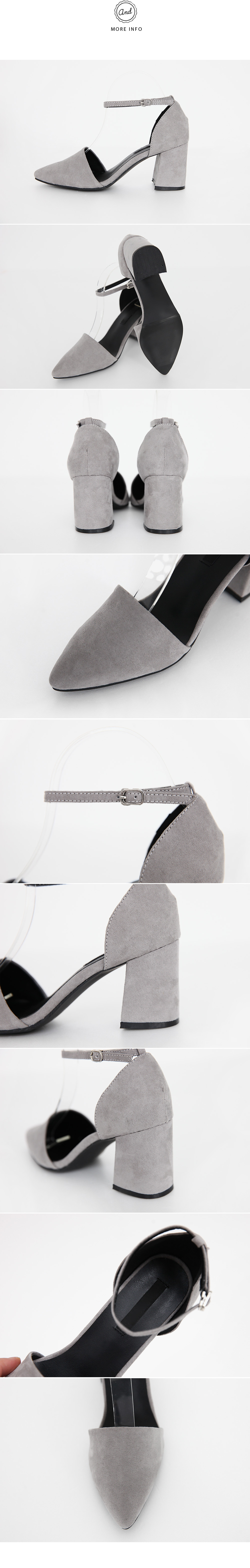 <font color=red><b>**雑誌Seventeen1月号 / EDIST.1月/他雑誌多数掲載！**</b></font>アンクルストラップポインテッドトゥミドルヒールシューズ・全3色 | DHOLIC | 詳細画像11