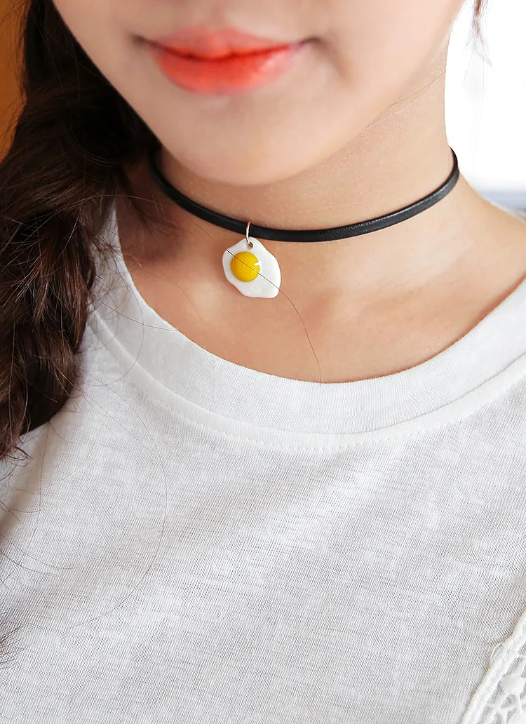 目玉焼きモチーフチョーカー・全1色 | DHOLIC | 詳細画像1