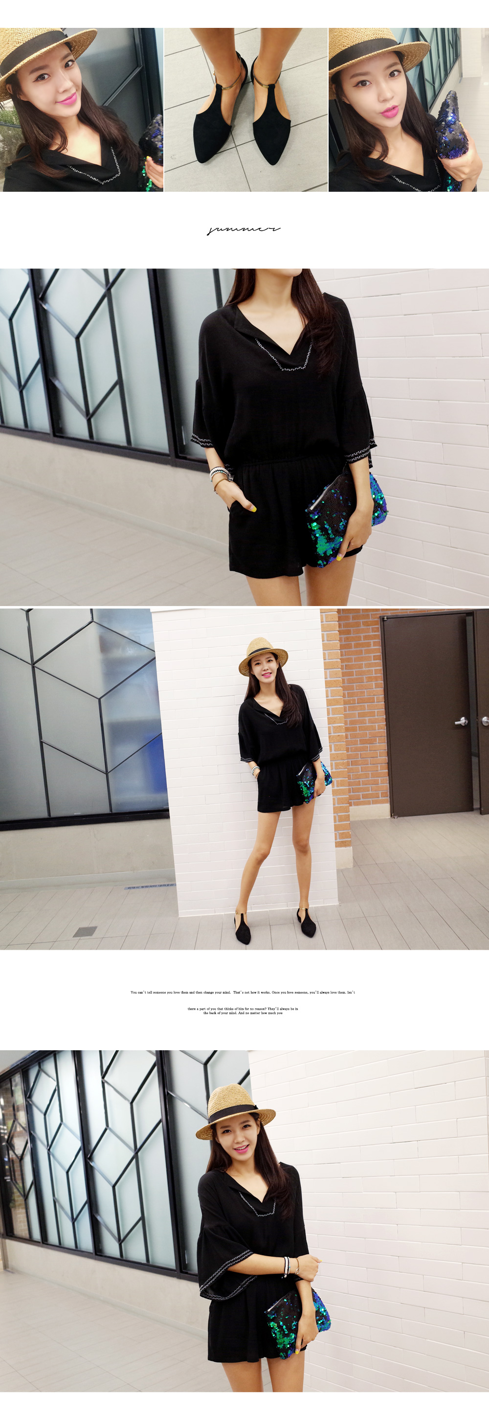 アンクルラップポインテッドトゥフラットシューズ・全2色 | DHOLIC | 詳細画像2