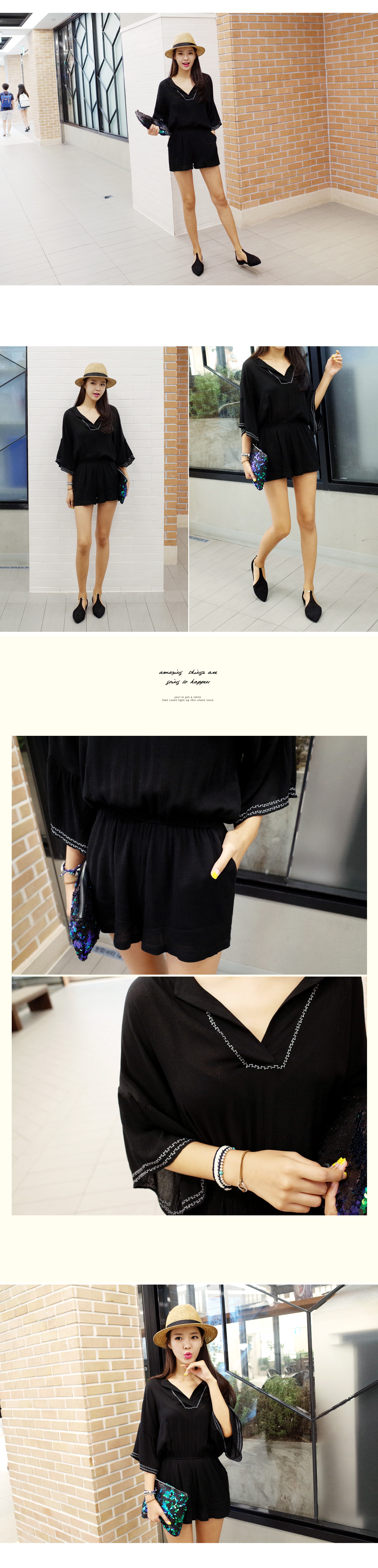 アンクルラップポインテッドトゥフラットシューズ・全2色 | DHOLIC | 詳細画像6