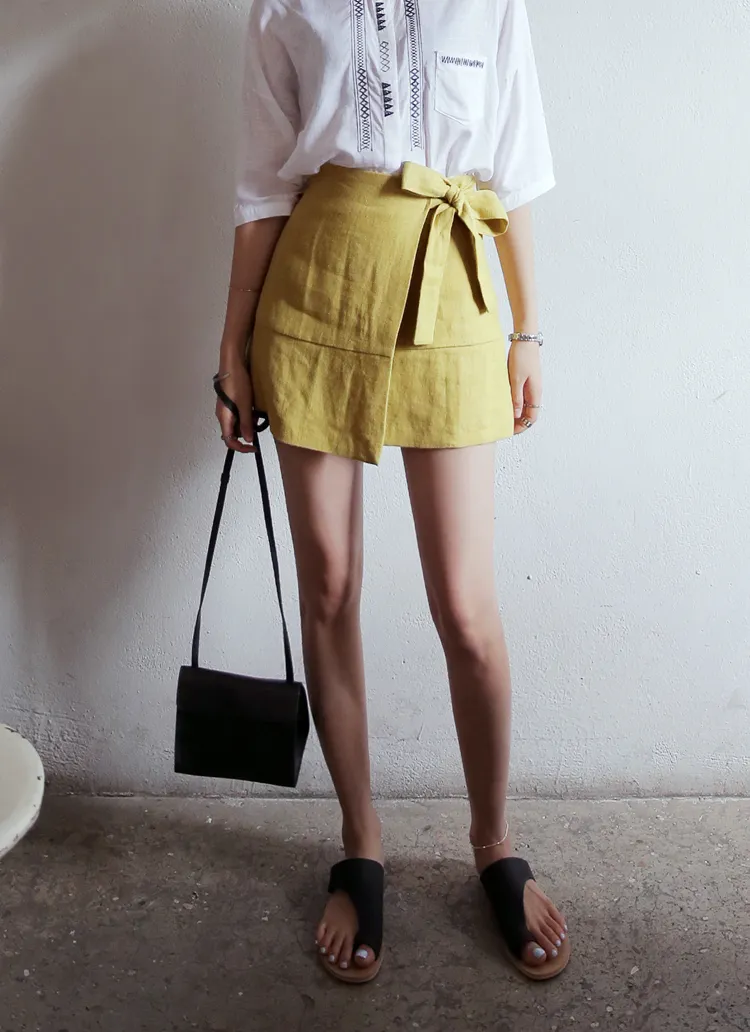 サイドリボンラップスカート・全3色 | DHOLIC | 詳細画像1