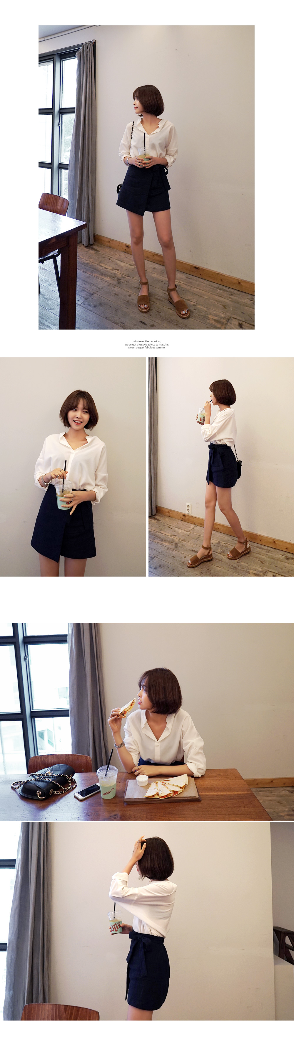 サイドリボンラップスカート・全3色 | DHOLIC | 詳細画像13