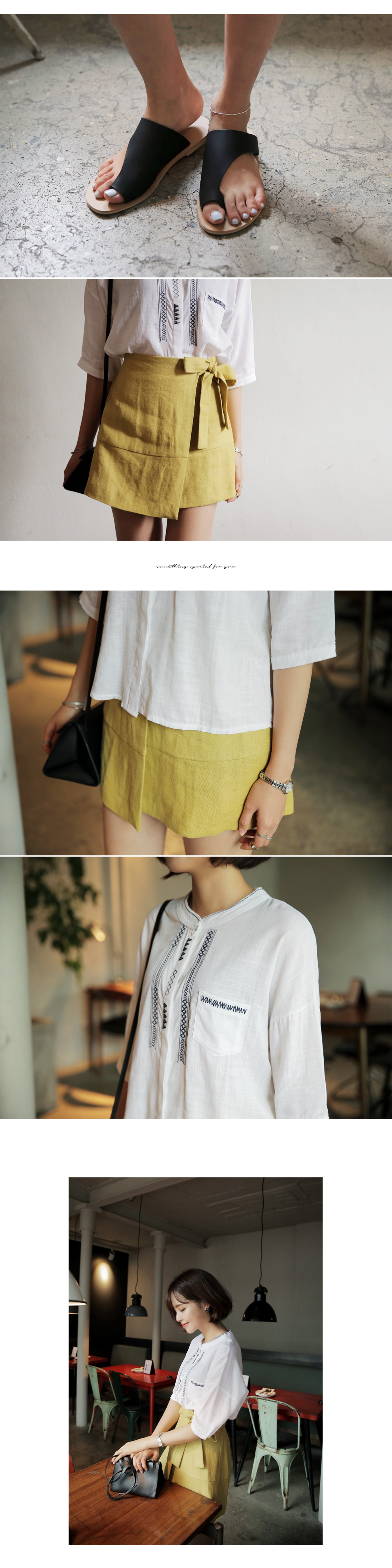 サイドリボンラップスカート・全3色 | DHOLIC | 詳細画像7