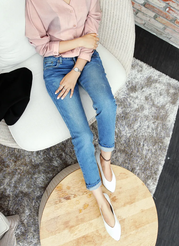 <font color=red><b>**雑誌mer3月号掲載**</b></font>4373ウォッシュストレートジーンズ・全1色 | DHOLIC | 詳細画像1