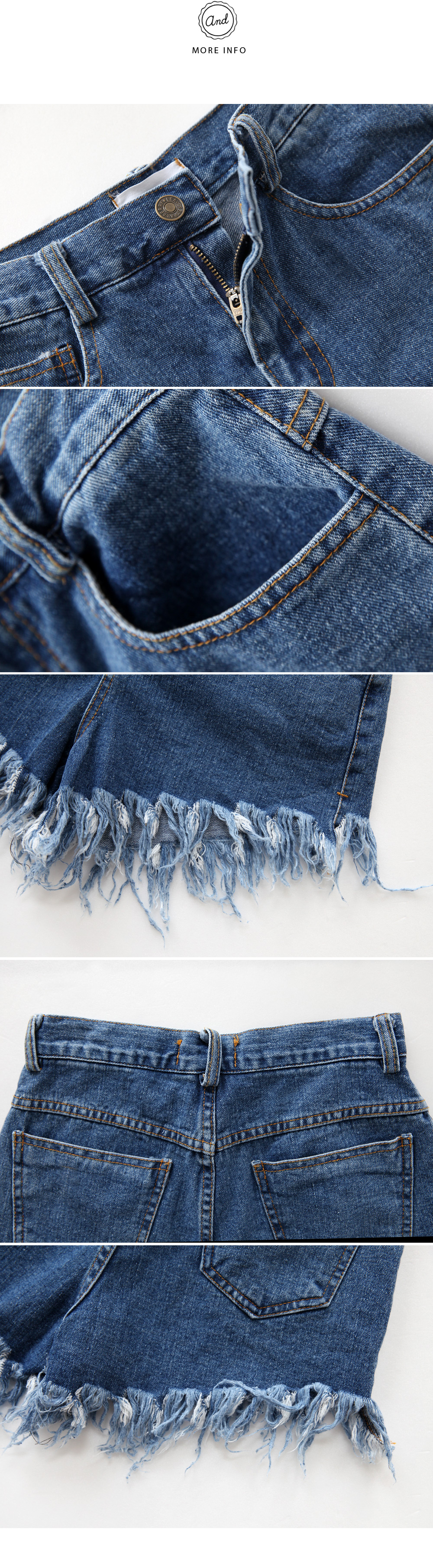 ヘムフリンジハイウエストジーンズ・全3色 | DHOLIC | 詳細画像6