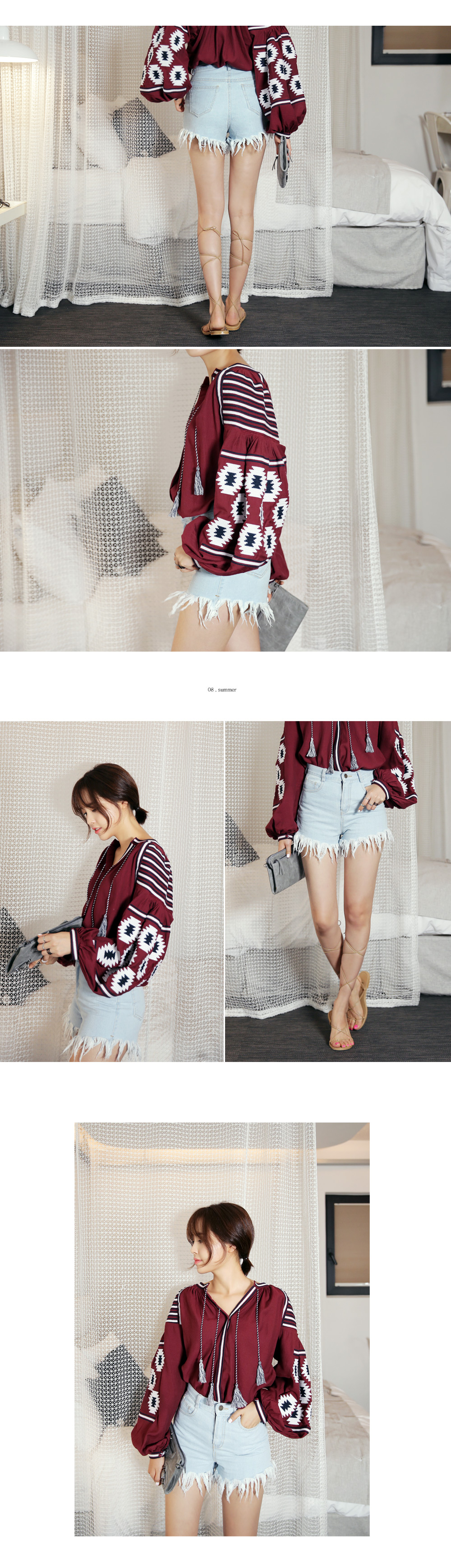 ヘムフリンジハイウエストジーンズ・全3色 | DHOLIC | 詳細画像4