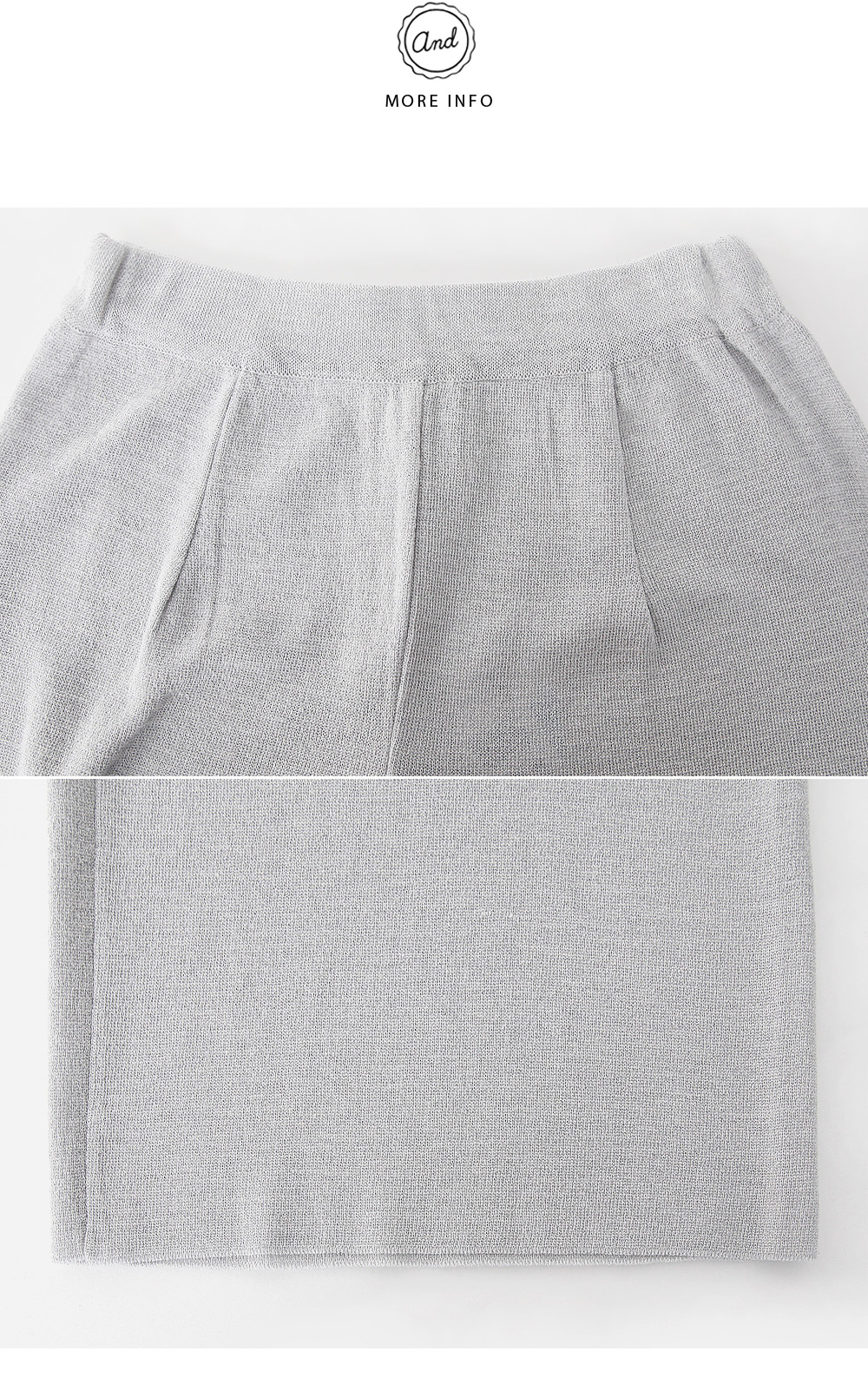 モノトーンニットワイドパンツ・全3色 | DHOLIC | 詳細画像6