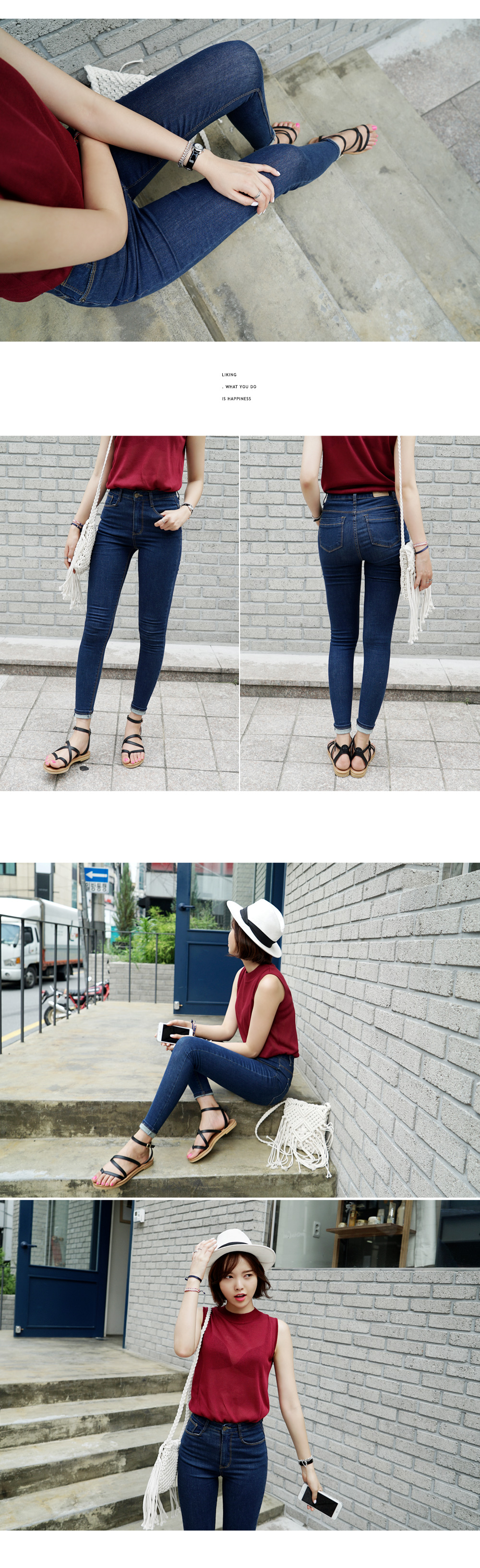 <font color=red><b>**雑誌mina2月号/Seventeen1月号掲載**</b></font>首つまりノースリーブニット・全5色 | DHOLIC | 詳細画像3