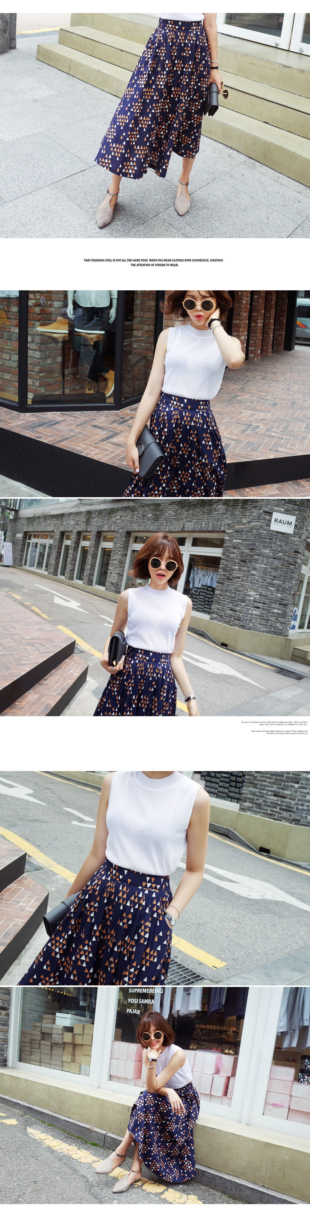 <font color=red><b>**雑誌mina2月号/Seventeen1月号掲載**</b></font>首つまりノースリーブニット・全5色 | DHOLIC | 詳細画像8