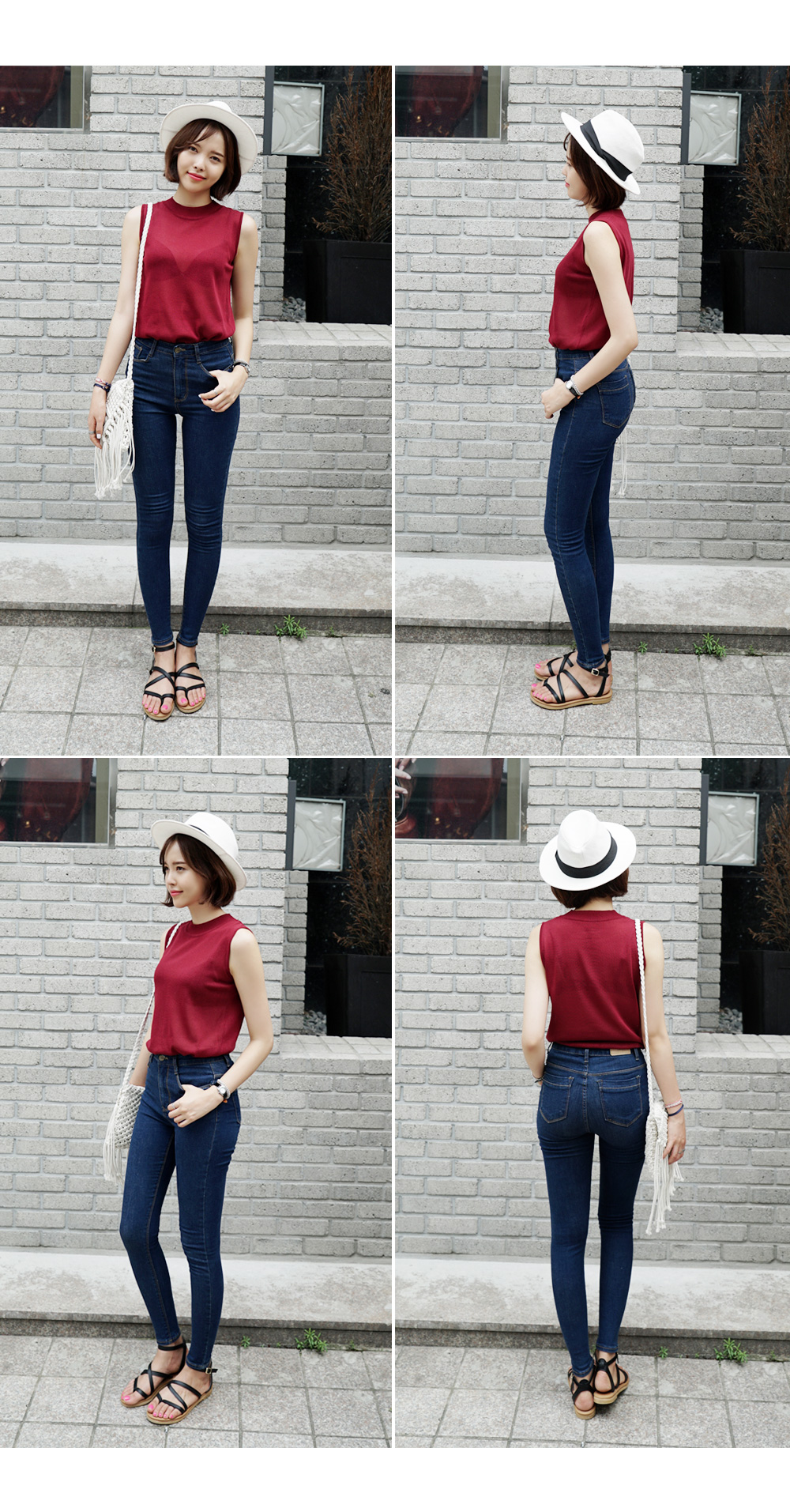 <font color=red><b>**雑誌mina2月号/Seventeen1月号掲載**</b></font>首つまりノースリーブニット・全5色 | DHOLIC | 詳細画像10