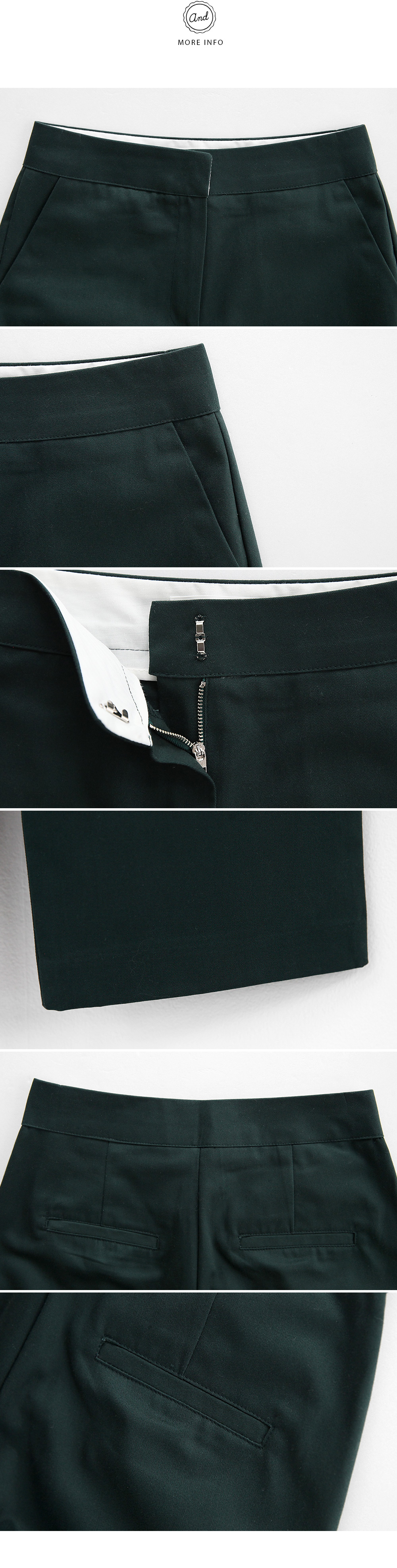 <font color=red><b>**雑誌LuRe1月号掲載**</b></font>ハイウエストワイドクロップドパンツ・全2色 | DHOLIC | 詳細画像12