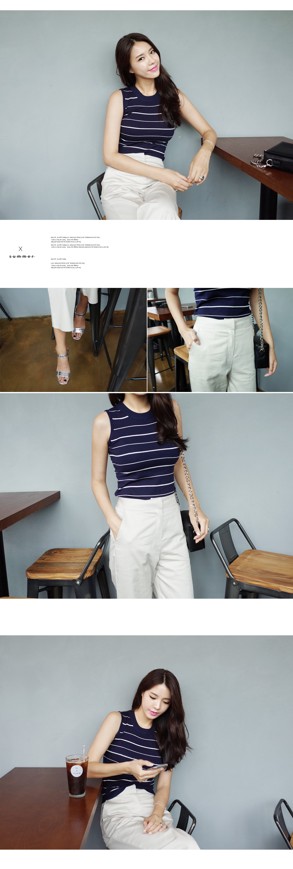 <font color=red><b>**雑誌LuRe1月号掲載**</b></font>ハイウエストワイドクロップドパンツ・全2色 | DHOLIC | 詳細画像7