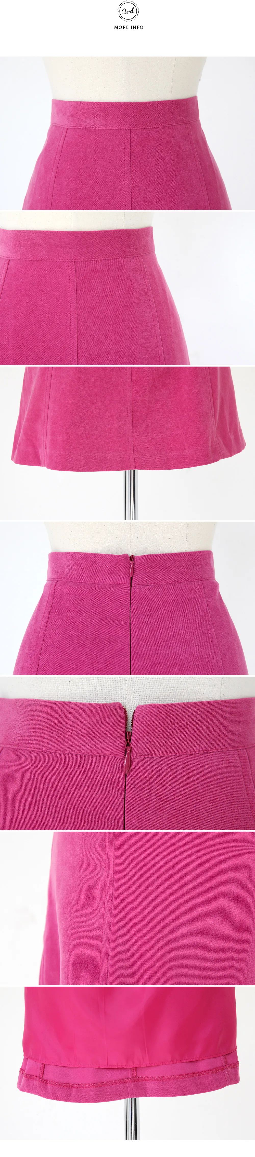 スエードタッチAラインスカート・全2色 | DHOLIC | 詳細画像7