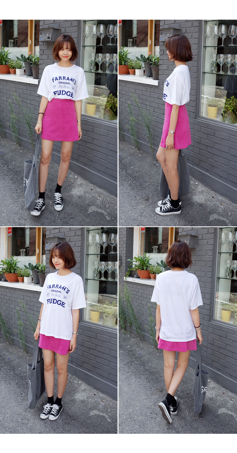 スエードタッチAラインスカート・全2色 | DHOLIC | 詳細画像6