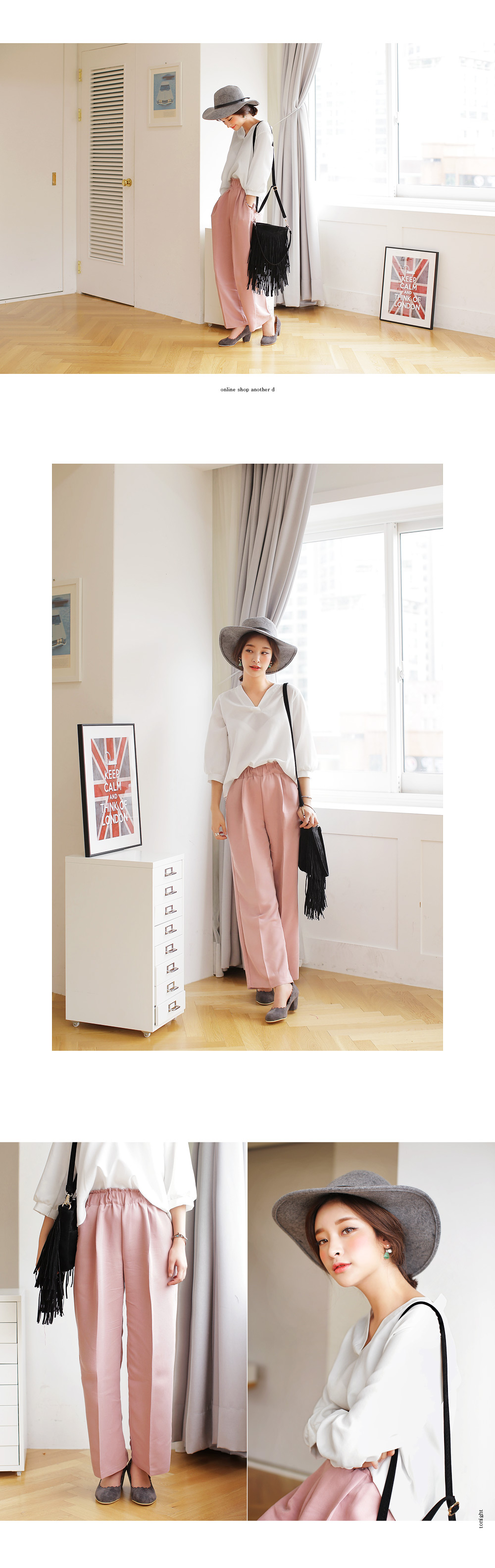 Vネックルーズフィットブラウス・全4色 | DHOLIC | 詳細画像2