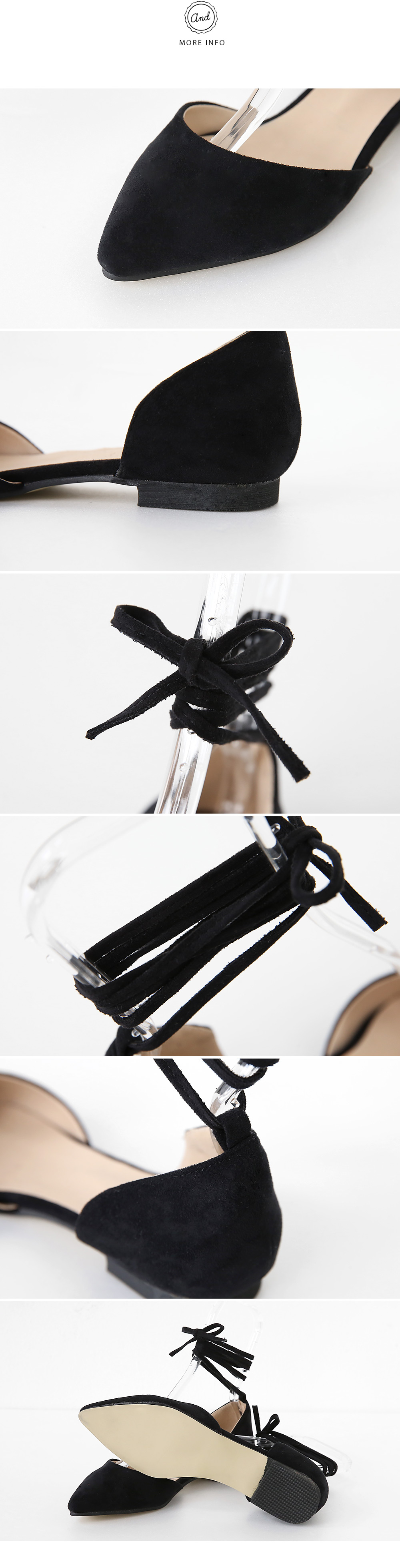 スエード調ストラップポインテッドトゥシューズ・全3色 | DHOLIC | 詳細画像11