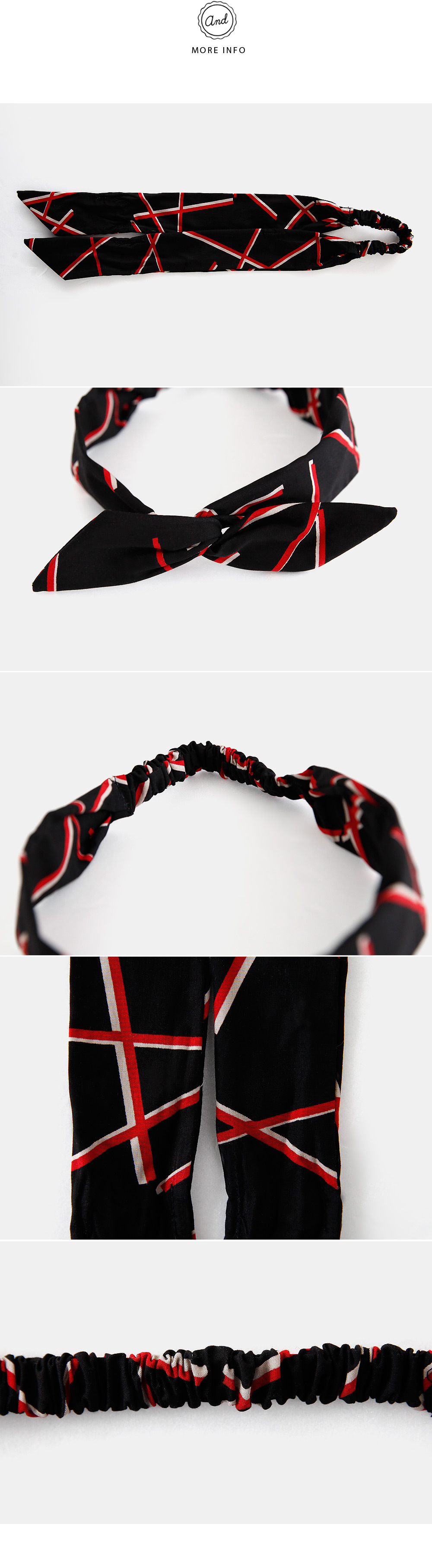 プリントワイヤーヘアバンド・全4色 | DHOLIC | 詳細画像9