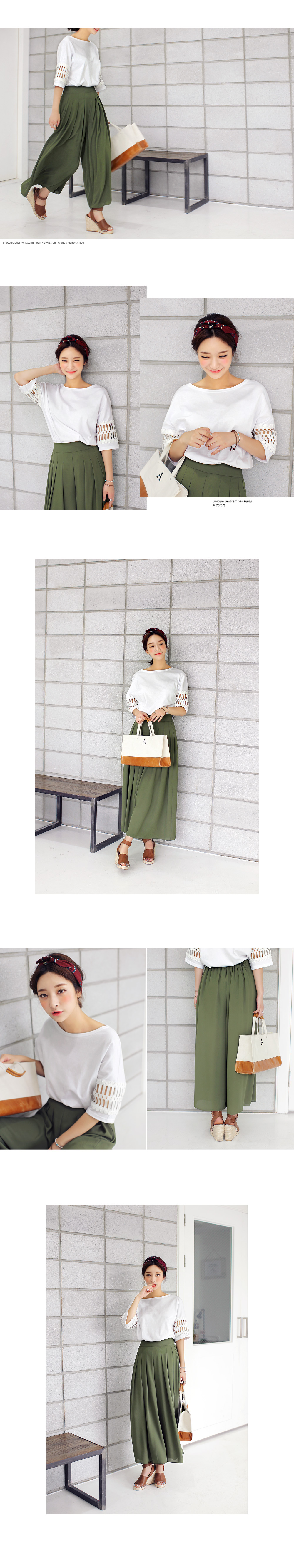 プリントワイヤーヘアバンド・全4色 | DHOLIC | 詳細画像3