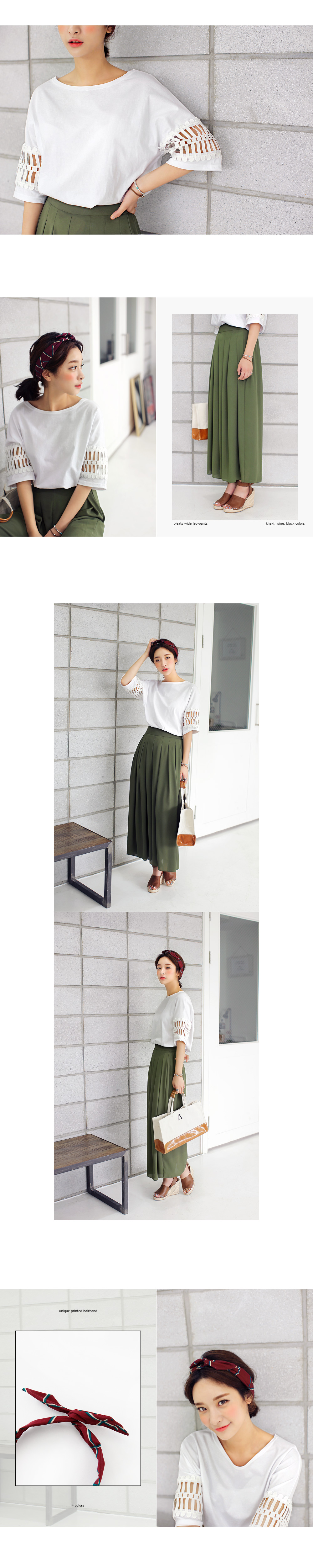 プリントワイヤーヘアバンド・全4色 | DHOLIC | 詳細画像4