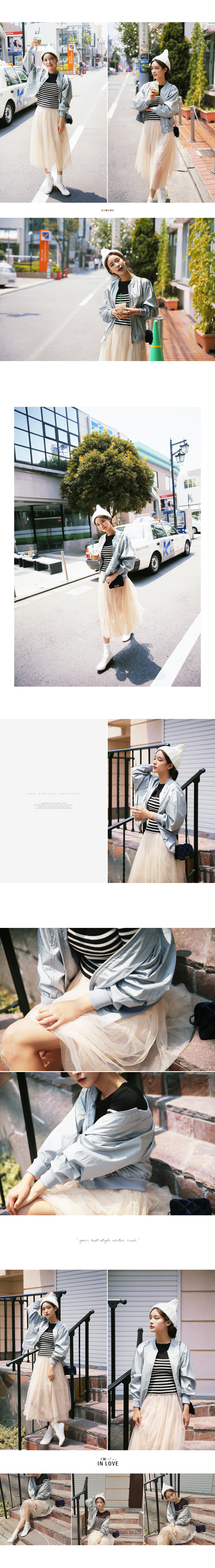 ウエストゴムミモレチュールスカート・全3色 | DHOLIC | 詳細画像3