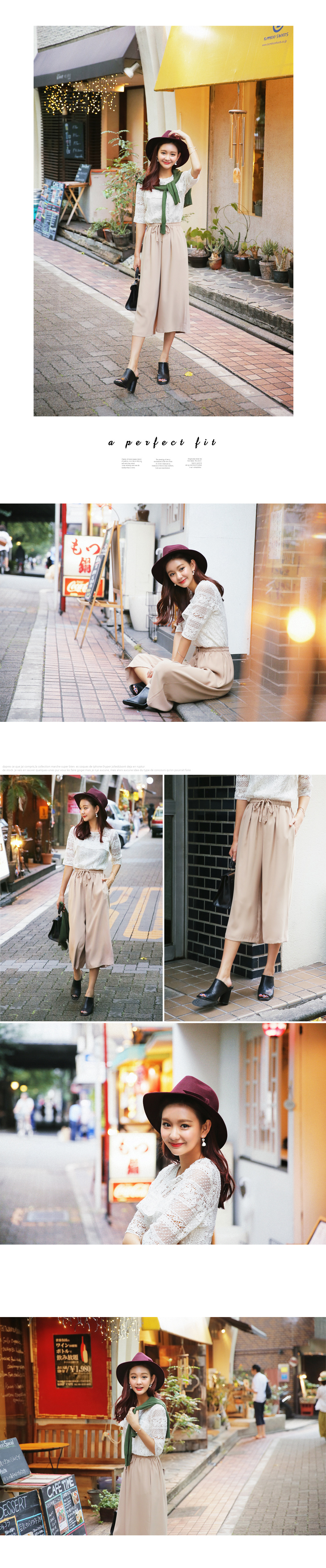 イージーガウチョパンツ・全4色 | DHOLIC | 詳細画像2