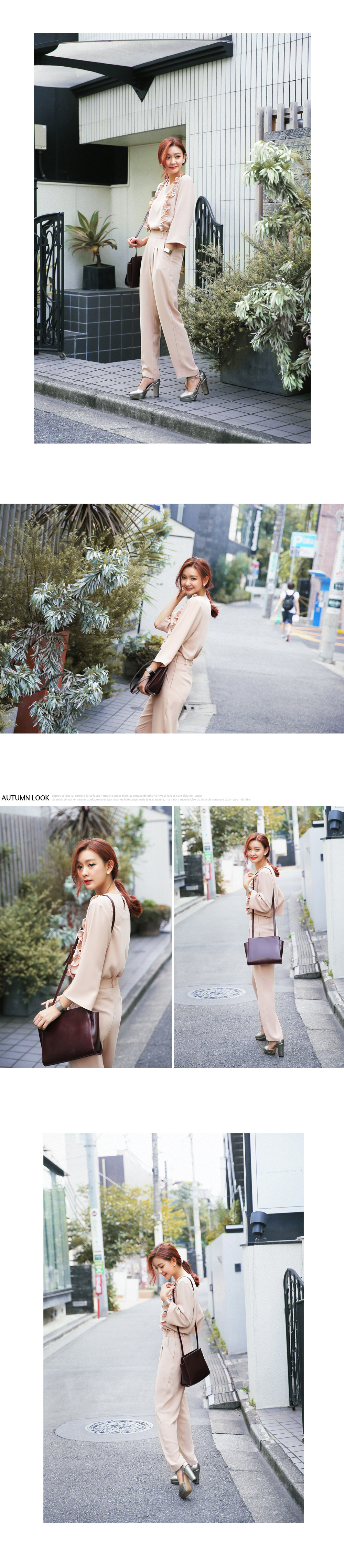 <font color=red><b>●●雑誌Scawaii!12月号掲載●●</b></font>とろみタックストレートパンツ・全3色 | DHOLIC | 詳細画像4