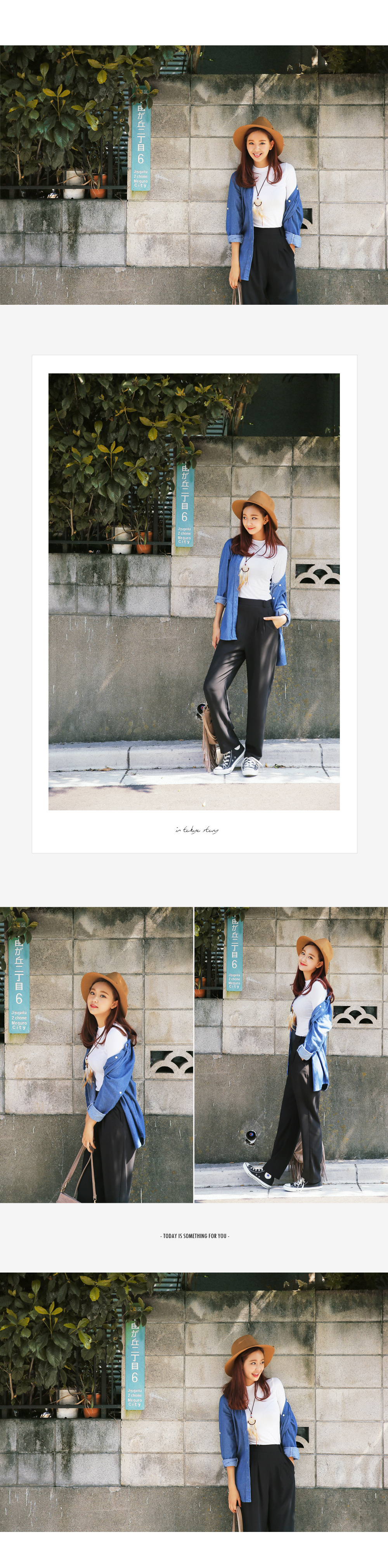 <font color=red><b>●●雑誌Scawaii!12月号掲載●●</b></font>とろみタックストレートパンツ・全3色 | DHOLIC | 詳細画像10