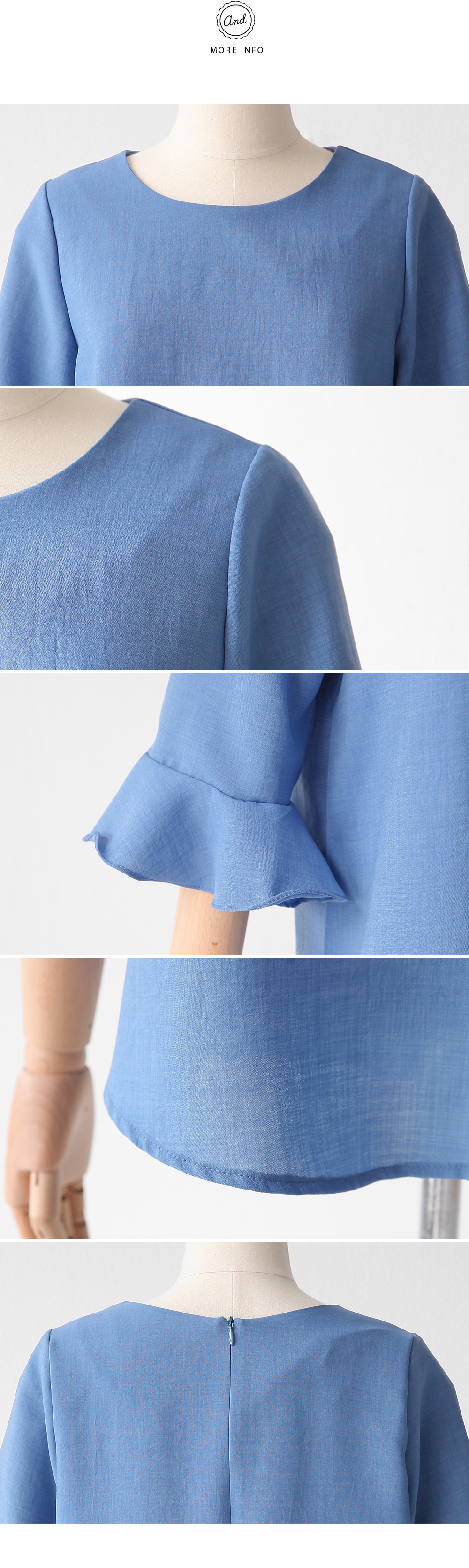 <font color=red><b>**雑誌Soup.3月号/Scawaii!10月号/mini10月号掲載**</b></font>ベルスリーブブラウス・全4色 | DHOLIC | 詳細画像9