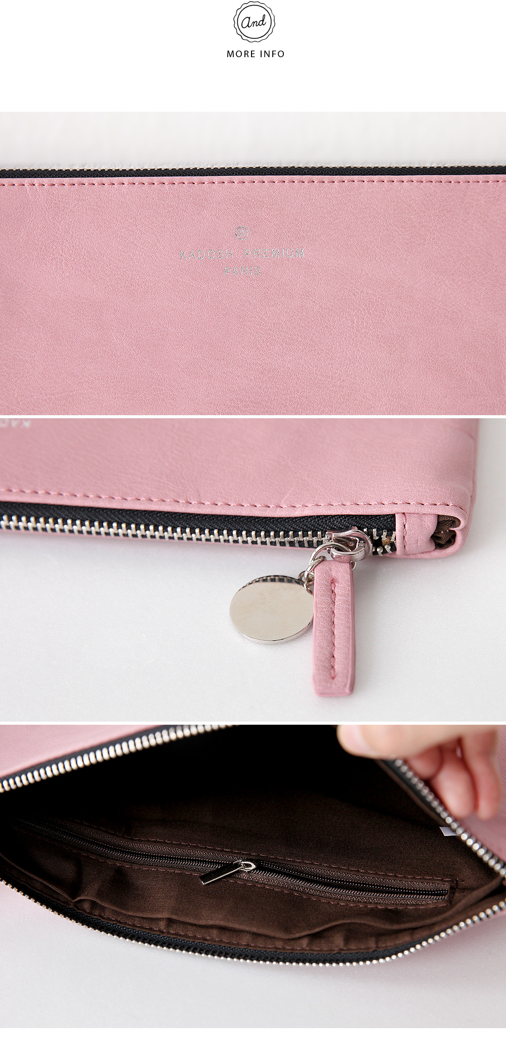 レザー調スクエアークラッチバッグ・全9色 | DHOLIC | 詳細画像12