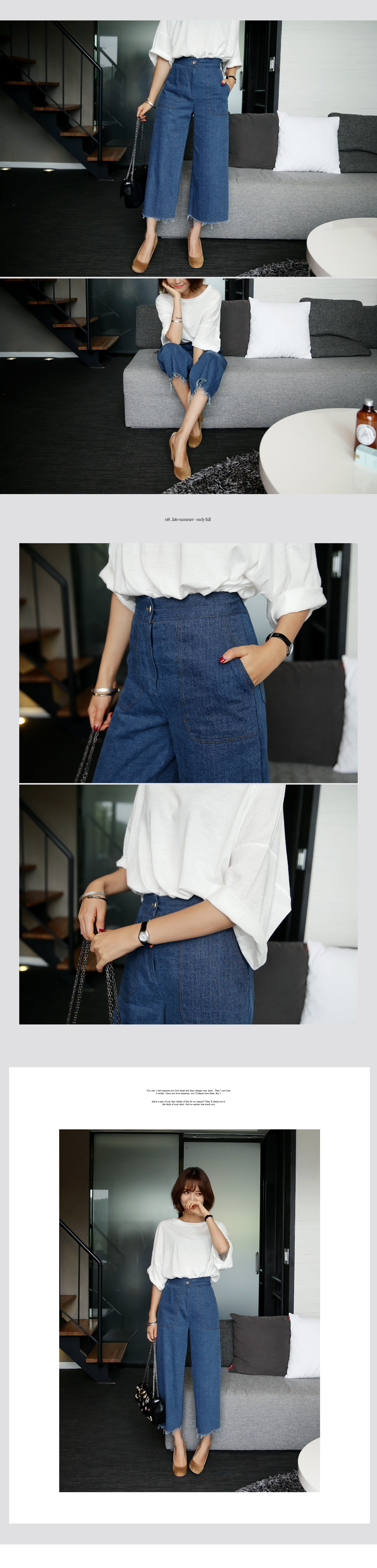 ネックステッチオーバーTシャツ・全4色 | DHOLIC | 詳細画像5