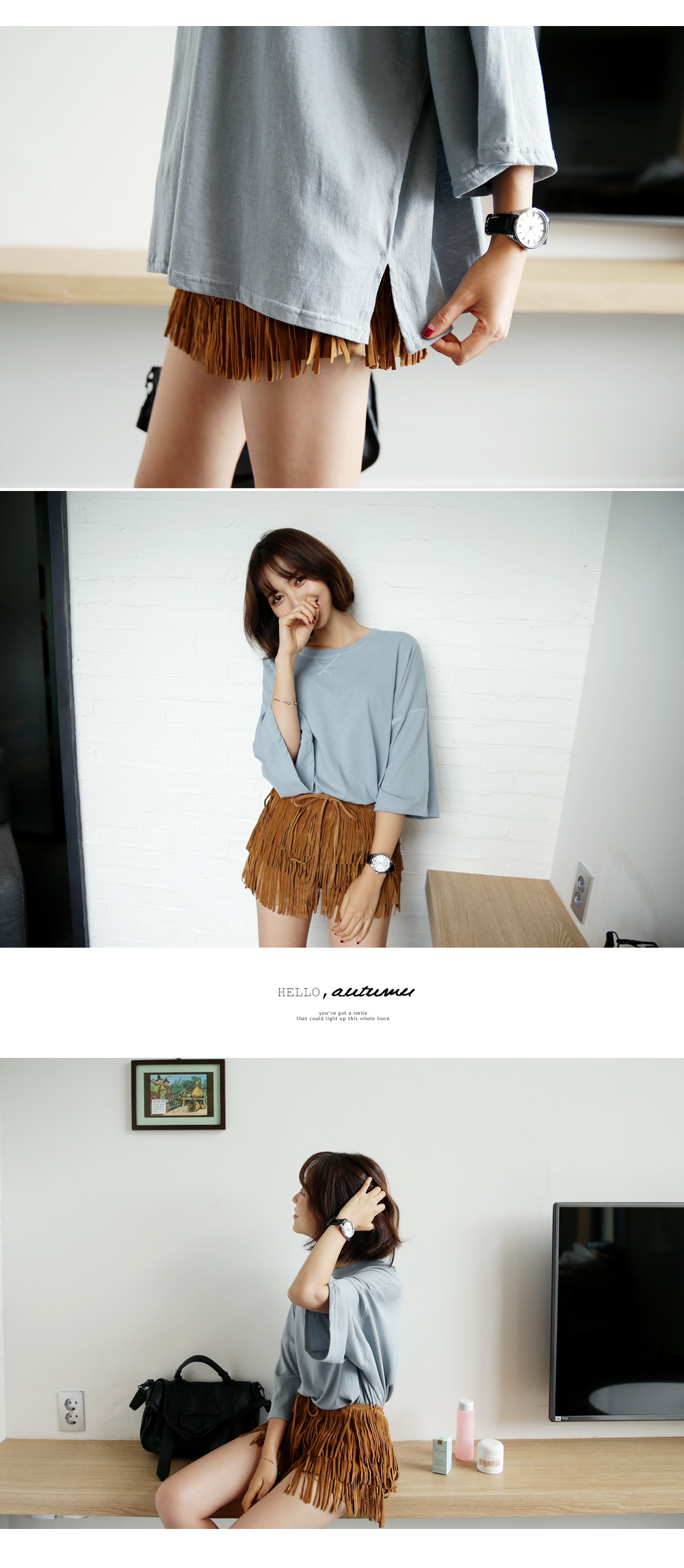 ネックステッチオーバーTシャツ・全4色 | DHOLIC | 詳細画像8