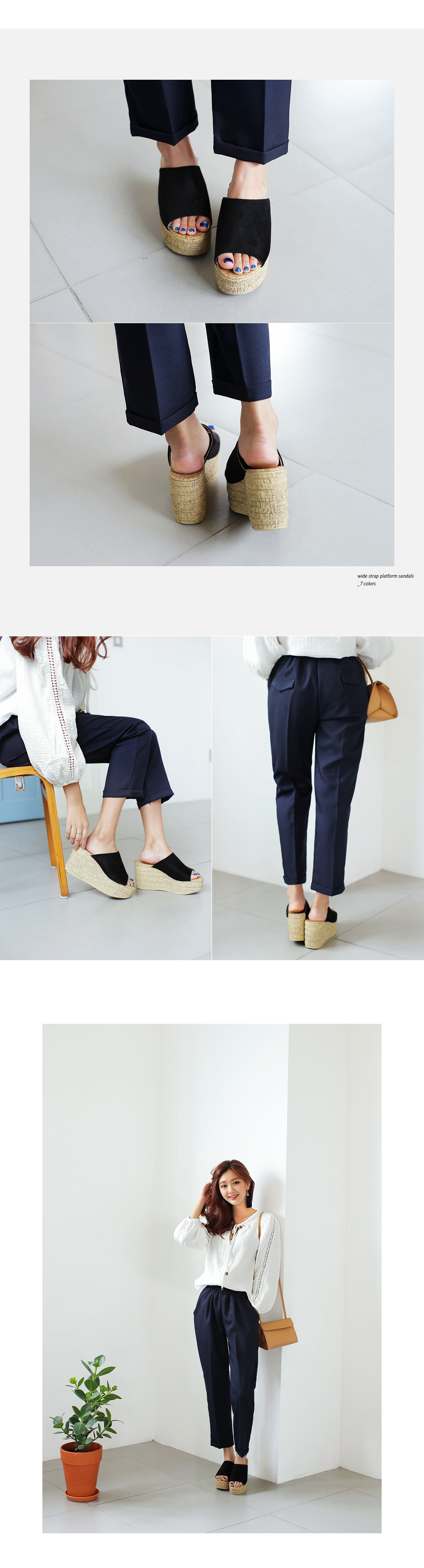 ウエストゴムロールアップテーパードパンツ・全4色 | DHOLIC | 詳細画像3