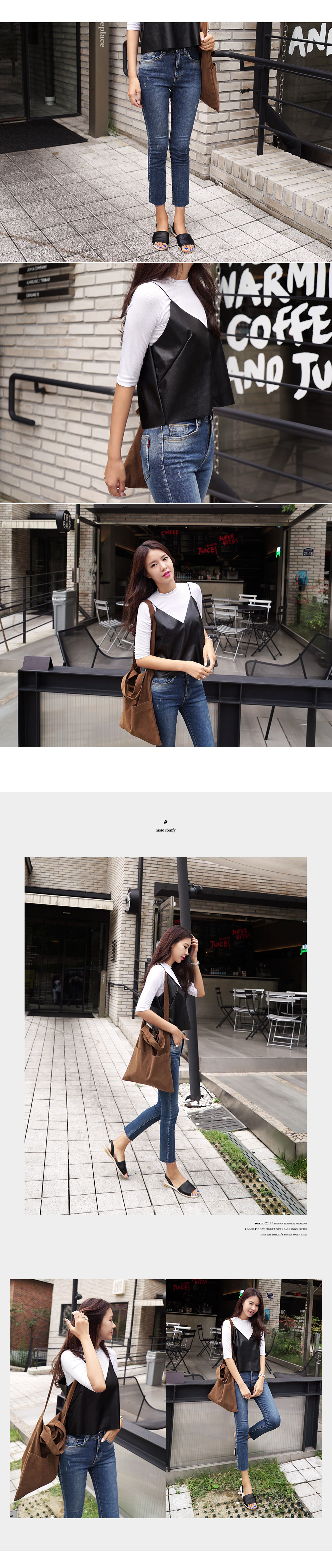 スエード調2ストラップエコバッグ・全4色 | DHOLIC | 詳細画像6