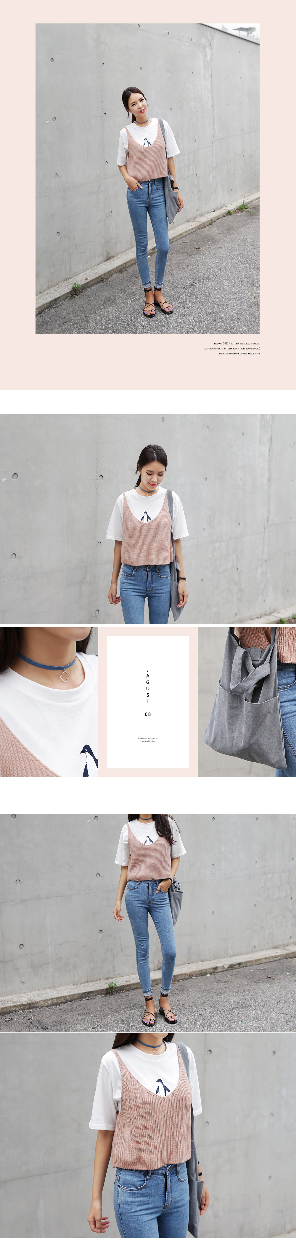 スエード調2ストラップエコバッグ・全4色 | DHOLIC | 詳細画像8